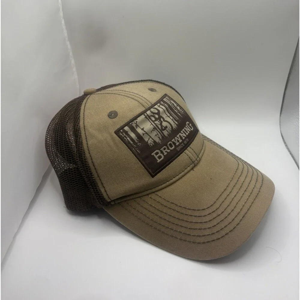Browning Timber Wax Mesh Snapback Cap Loden #308120841